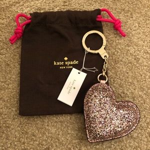 Brand New Kate Spade Glitter Keychain